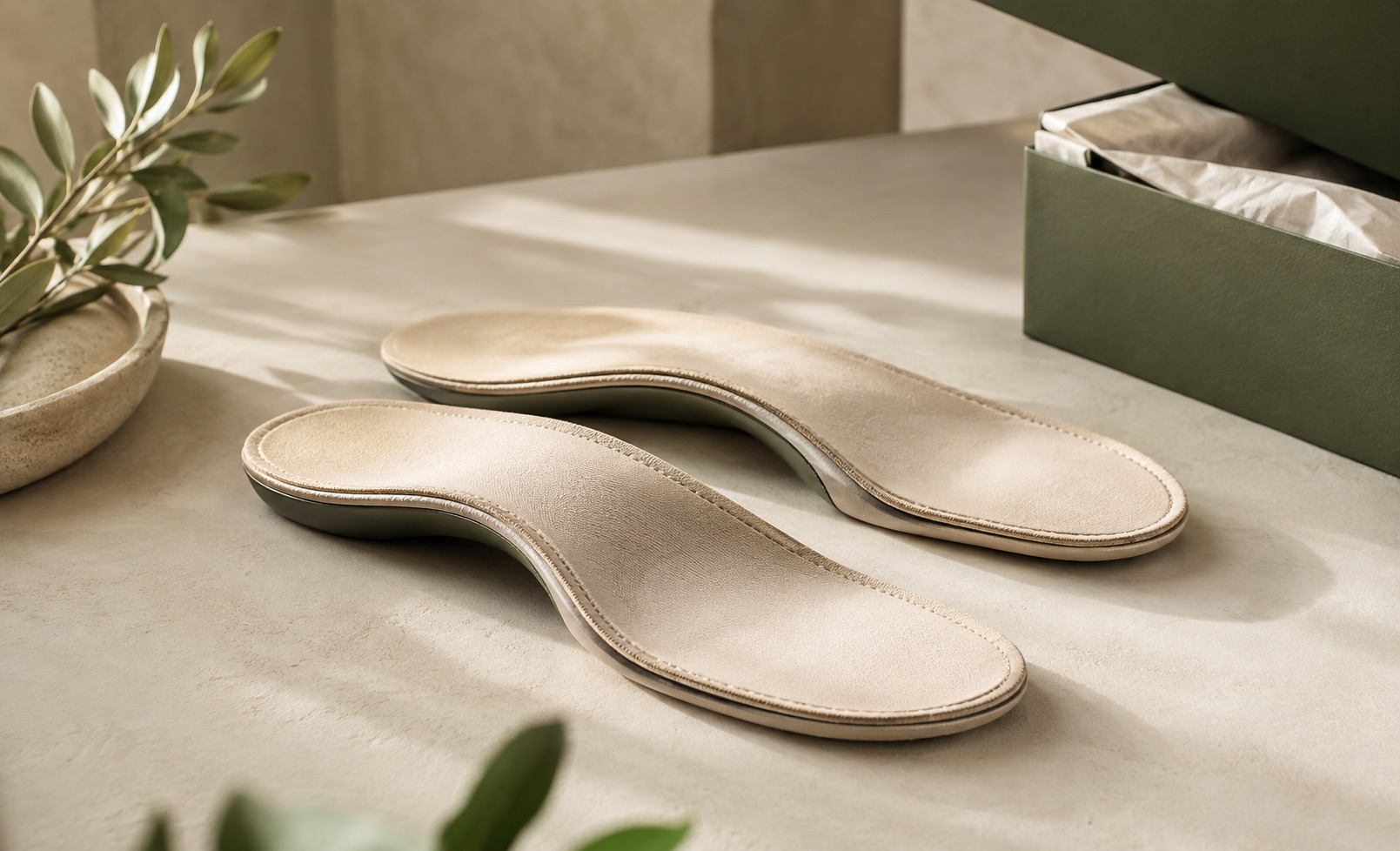 A refurbished pair with fresh top covers, ready to return